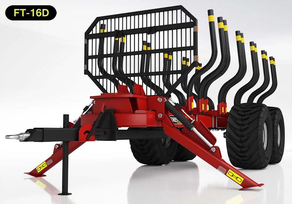 FT-16D Forestry Trailer — Forest Trailers — load capacity 16 000 kg — Gallery 3