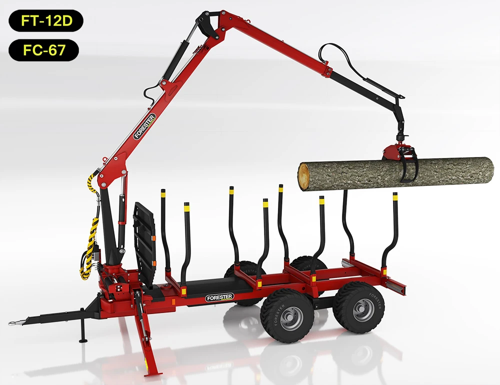 FT-12D Forestry Trailer — Forest Trailers — load capacity 12 000 kg — Gallery 5