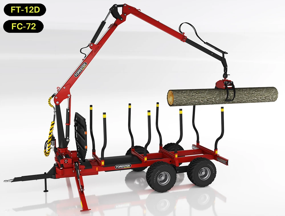 FT-12D Forestry Trailer — Forest Trailers — load capacity 12 000 kg — Gallery 8