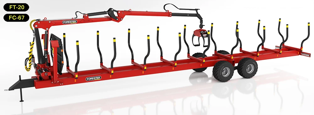 FT-20 Forestry Trailer — Forest Trailers — load capacity 20 000 kg — Gallery 5