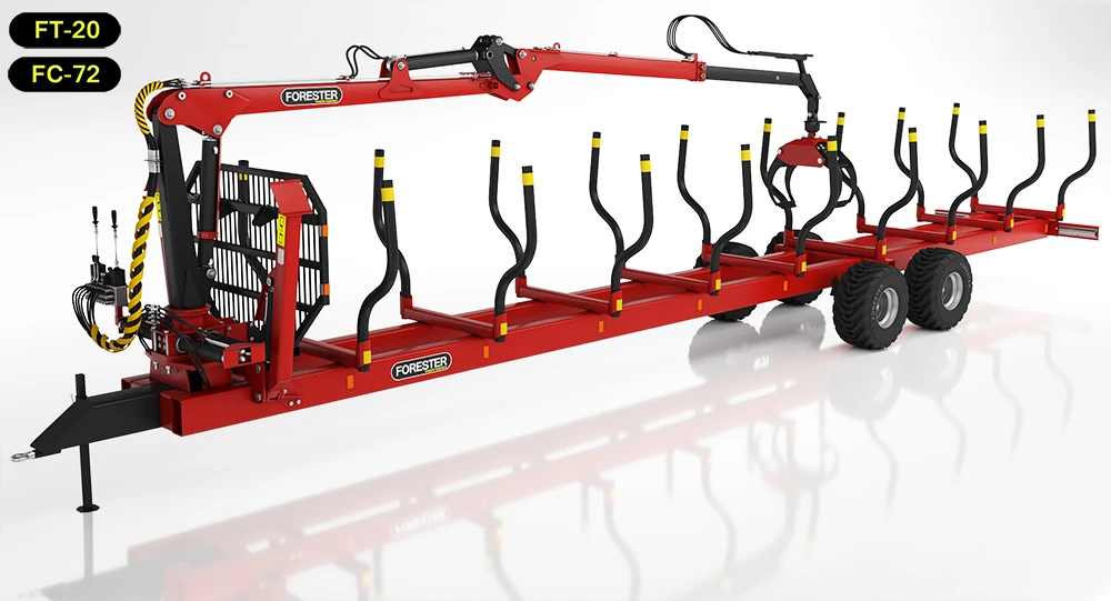 FT-20 Forestry Trailer — Forest Trailers — load capacity 20 000 kg — Gallery 8