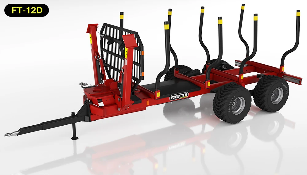 FT-12D Forestry Trailer — Forest Trailers — load capacity 12 000 kg — Gallery 2