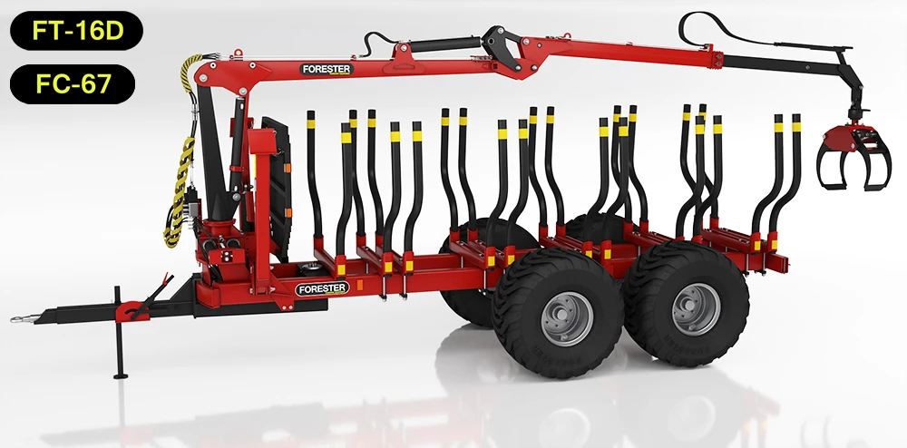 FT-16D Forestry Trailer — Forest Trailers — load capacity 16 000 kg — Gallery 5