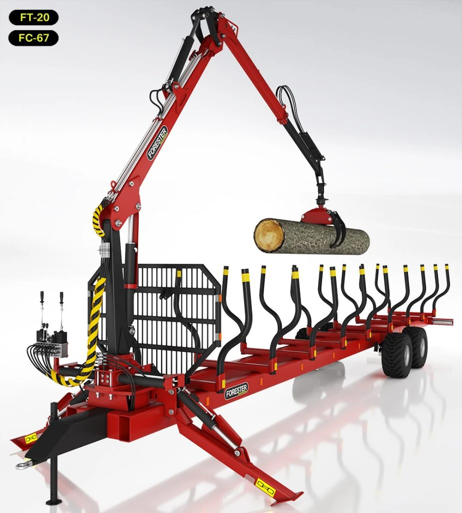FT-20 Forestry Trailer — Forest Trailers — load capacity 20 000 kg — Gallery 6