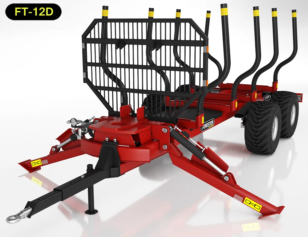 FT-12D Forestry Trailer — Forest Trailers — load capacity 12 000 kg — Gallery 3