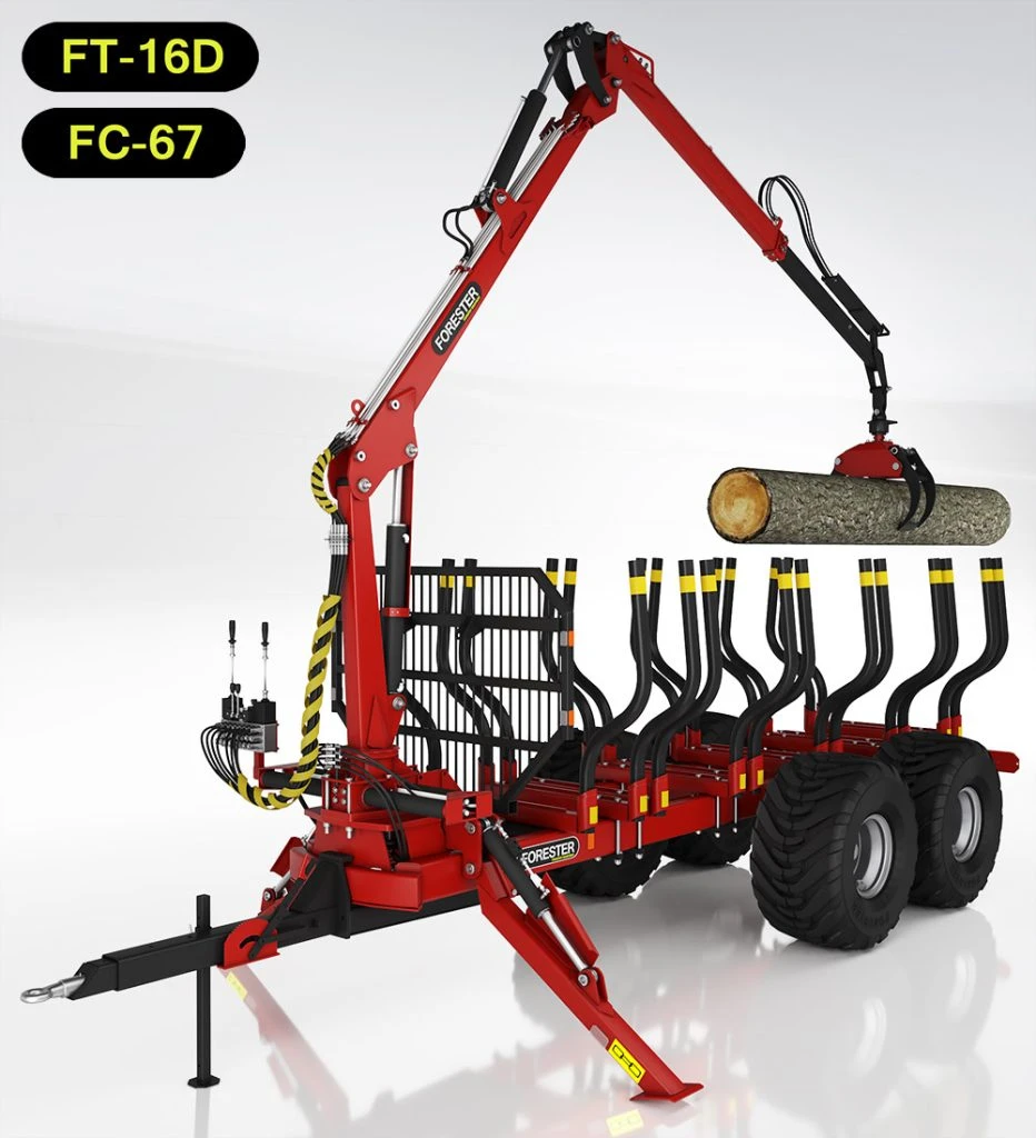 FT-16D Forestry Trailer — Forest Trailers — load capacity 16 000 kg — Gallery 6