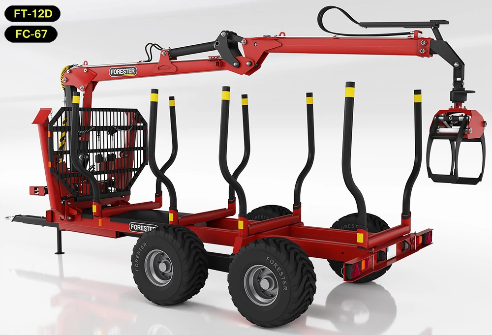 FT-12D Forestry Trailer — Forest Trailers — load capacity 12 000 kg — Gallery 7