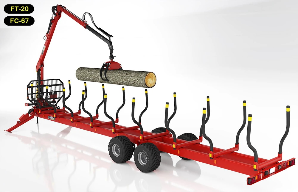 FT-20 Forestry Trailer — Forest Trailers — load capacity 20 000 kg — Gallery 7