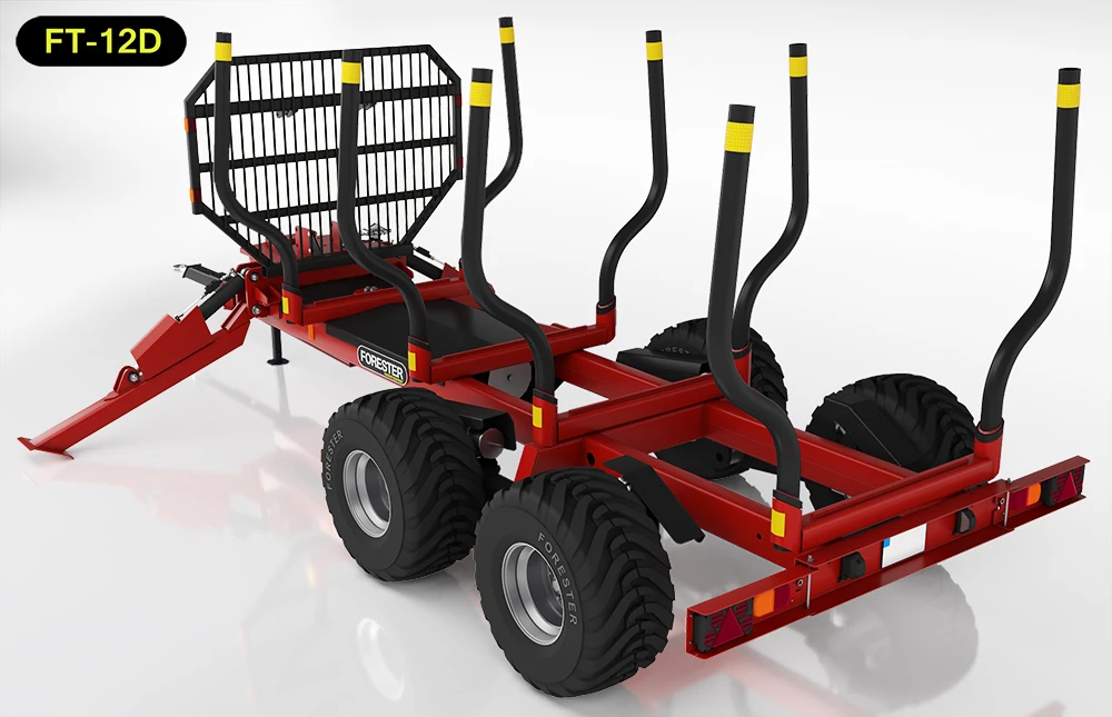 FT-12D Forestry Trailer — Forest Trailers — load capacity 12 000 kg — Gallery 4