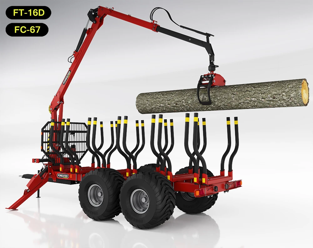 FT-16D Forestry Trailer — Forest Trailers — load capacity 16 000 kg — Gallery 7