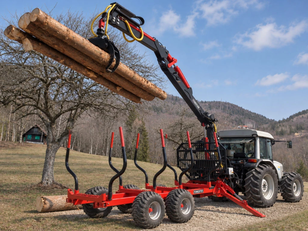 FC-85 Forestry Crane — Forest Cranes — load capacity 800 kg — Gallery 2
