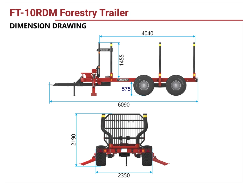 Set FT-10RDM/FC-85/FG-20 — Forestry Packages — load capacity 800 kg — Gallery 2