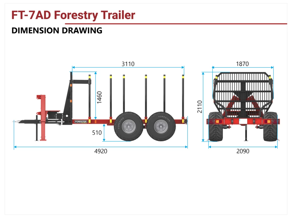 Set FT-7AD/FC-41/FG-12 — Forestry Packages — load capacity 300 kg — Gallery 4