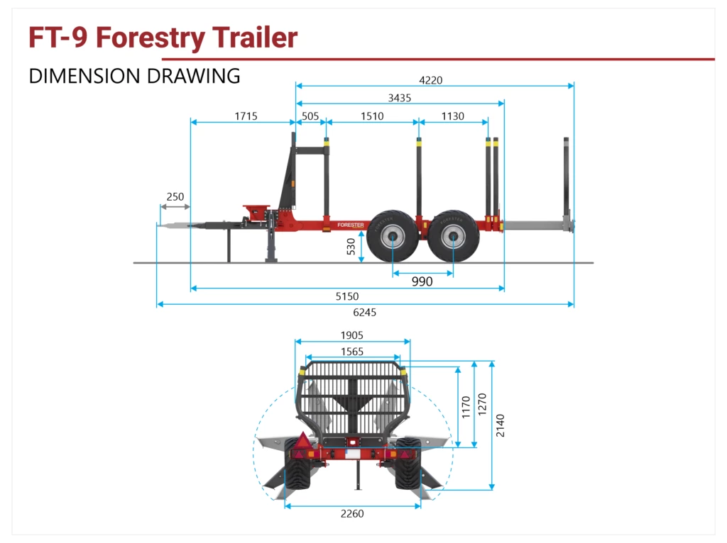 Set FT-9/FC-67L/FG-20 — Forestry Packages — load capacity 500 kg — Gallery 10