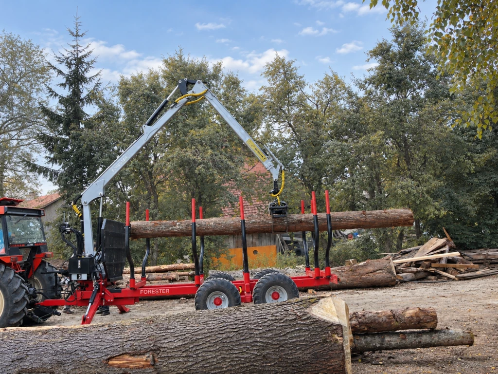 FT-10D Forestry Trailer — Forest Trailers — load capacity 10 000 kg — Gallery 2